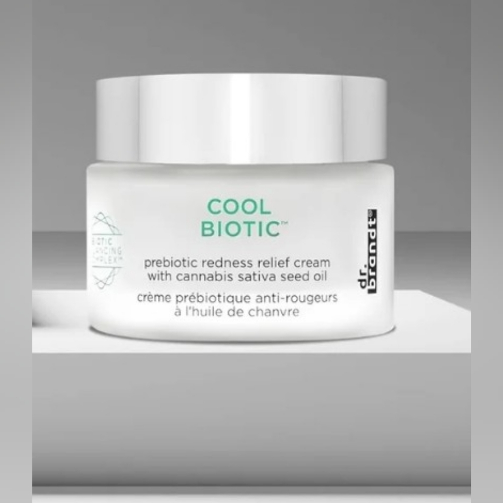 Dr. Brandt Cool Biotic Prebiotic Redness Relief Cream, 1.7oz/50g, New In Box